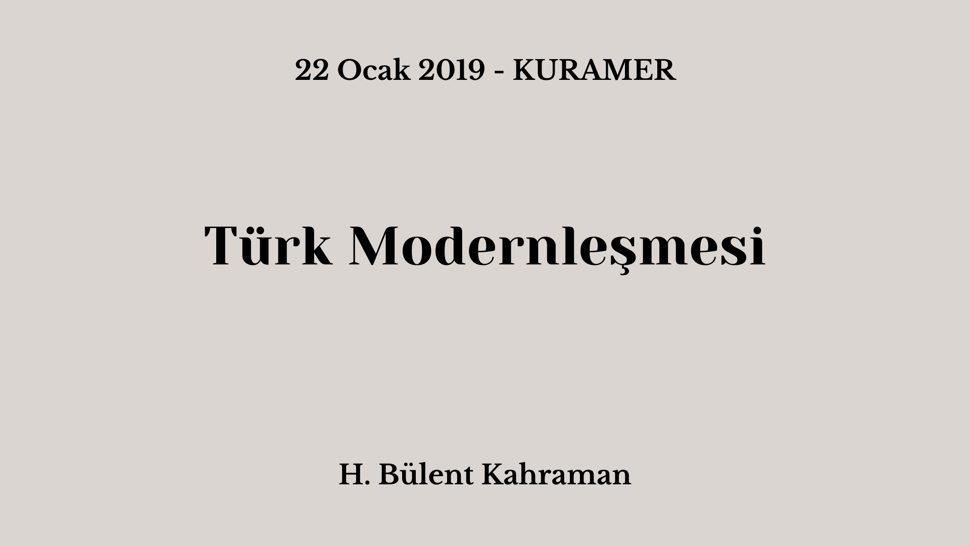 Türk Modernleşmesi