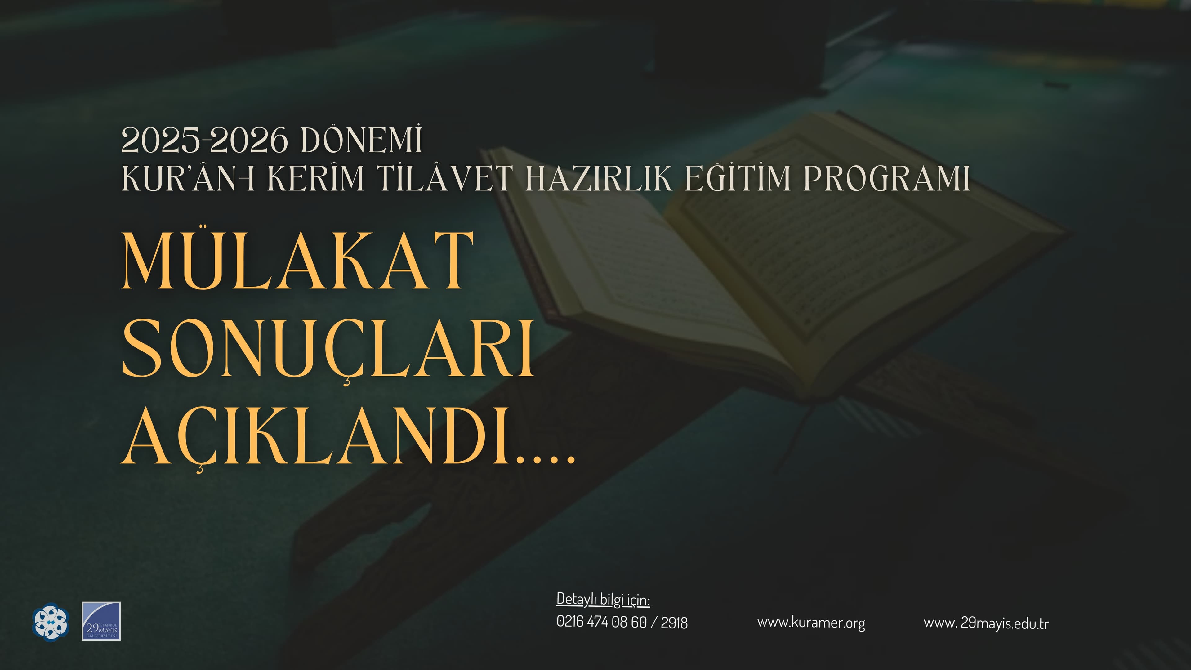 2025-2026 KURTEP MÜLAKAT SONUÇLARI